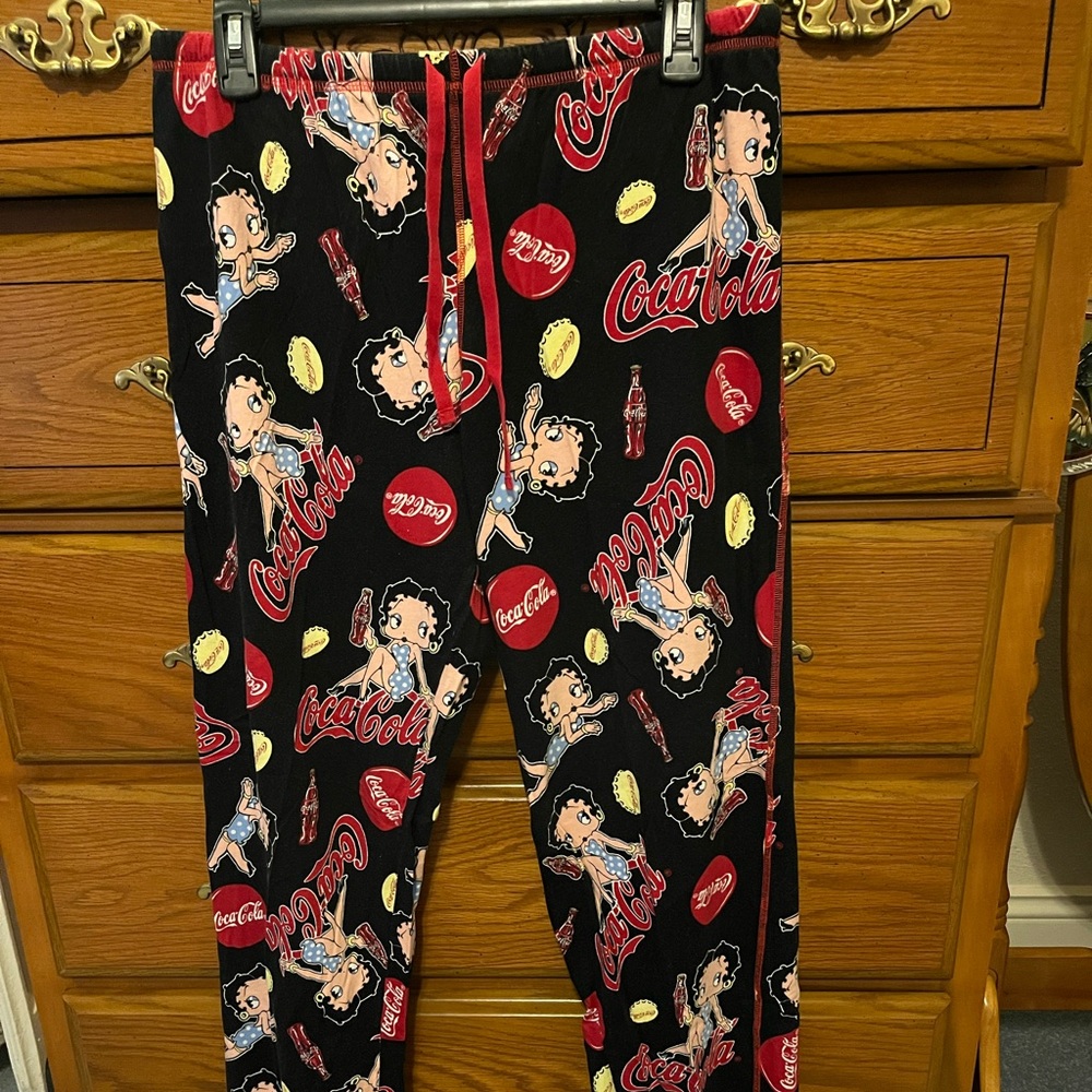 Betty Boop & Coca Cola pajama bottoms